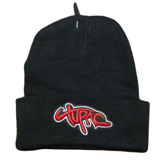 Tupac Beanie Rap Icon Beanie Hat Winter Skull Cap 2Pac 2 Pac - Picture 1 of 1
